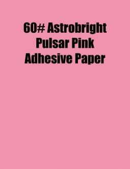 Astrobright Perforated 8.5 x 11 24/60 Bright Paper 500 Sheets/Ream Pulsar  Pink, Multipurpose Copy Paper