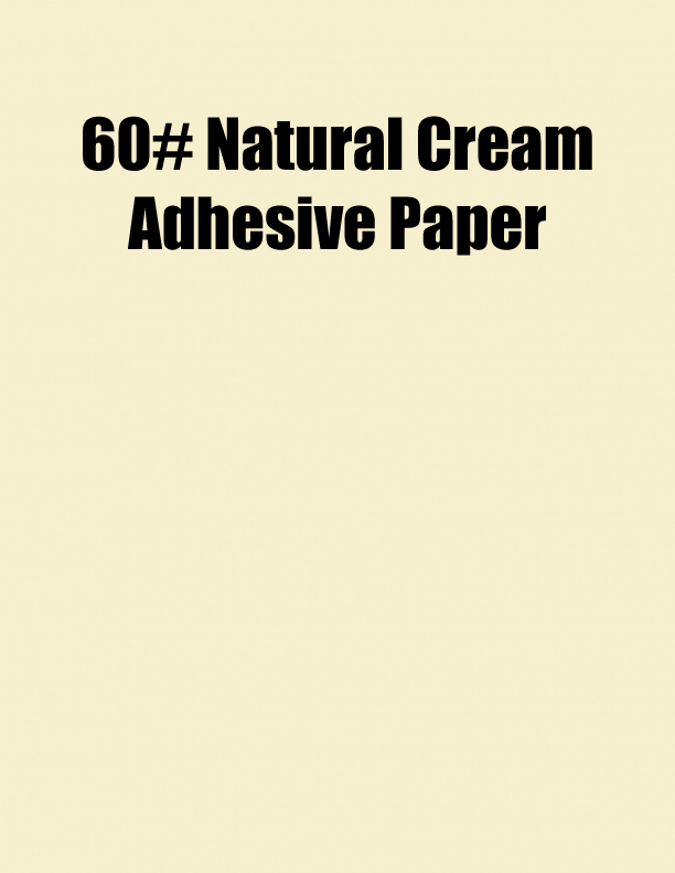 Covermatte™ 60# Adhesive Paper, Scored, Permanent, 8-1/2 x 11, 1,000  Sheets